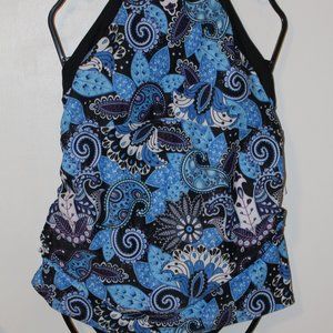 SOCIALA Women's Tankini Set Tribal Swimsuits Two Piece Bathing Suits - Size 2XL